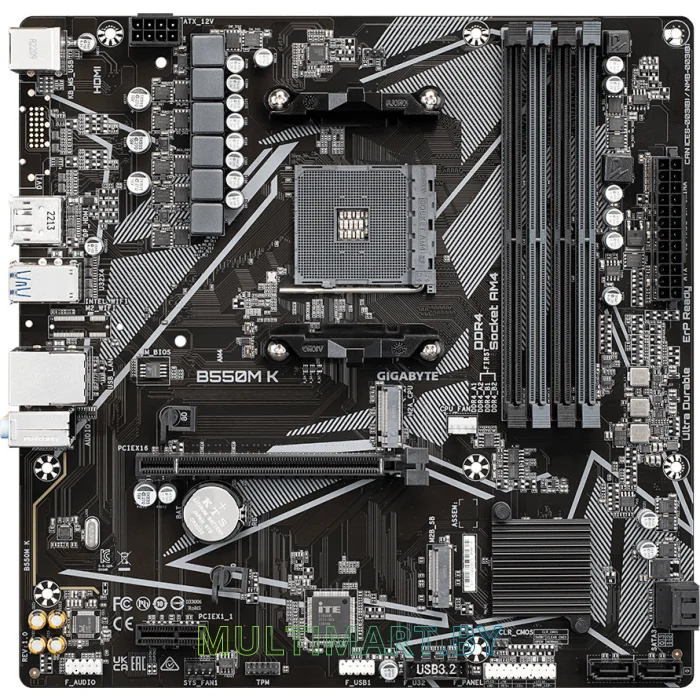 Материнская плата Gigabyte B550M K (rev. 1.0)